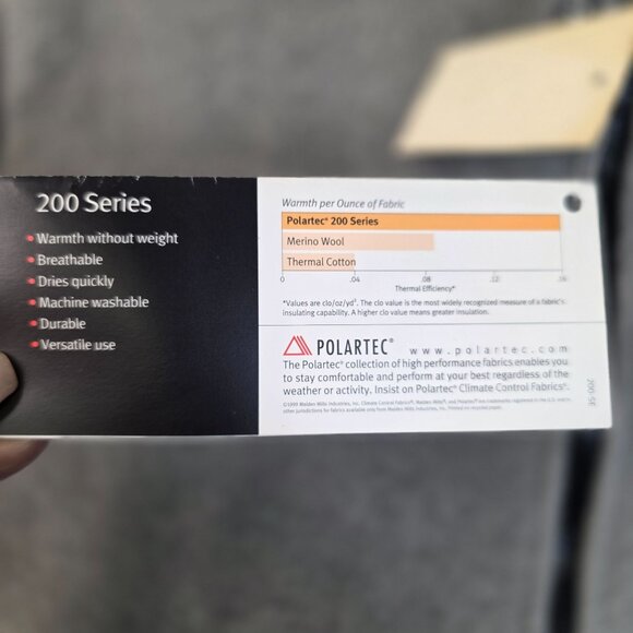 Woolrich Womens Large Polartec 200 Series Fleece Vest Gray Deadstock NOS USA - Picture 9 of 13